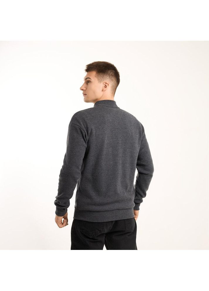 Стильна чоловіча кофта сіра кежуал весна/осінь No Brand (365818909)