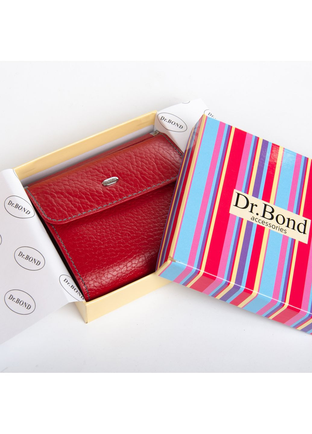 Женский кожаный кошелек на магните Dr. Bond WRS-33-1 (355362001)