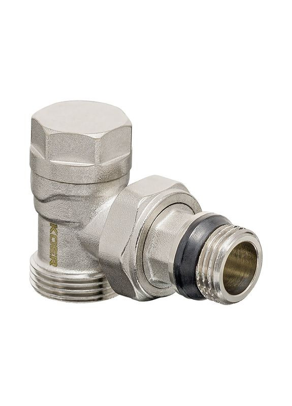 Комплект для підключення радіатора SET-16 - 1/2"x3/4" (осьовий) з термоголовкою ЗЗ (KR3179) KOER (315702013)