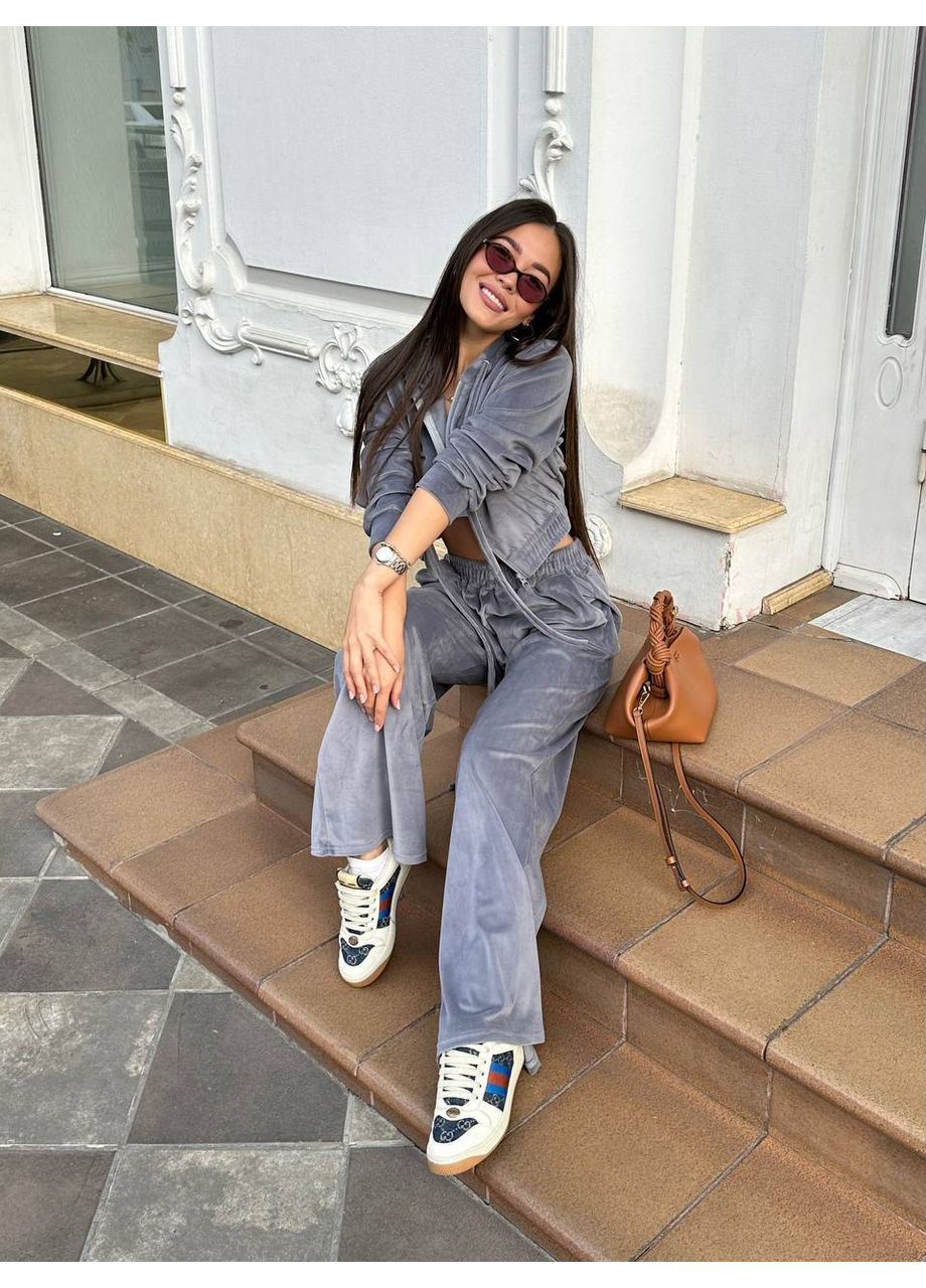 Женский спортивный костюм из мягкого велюра Україна (361071501)