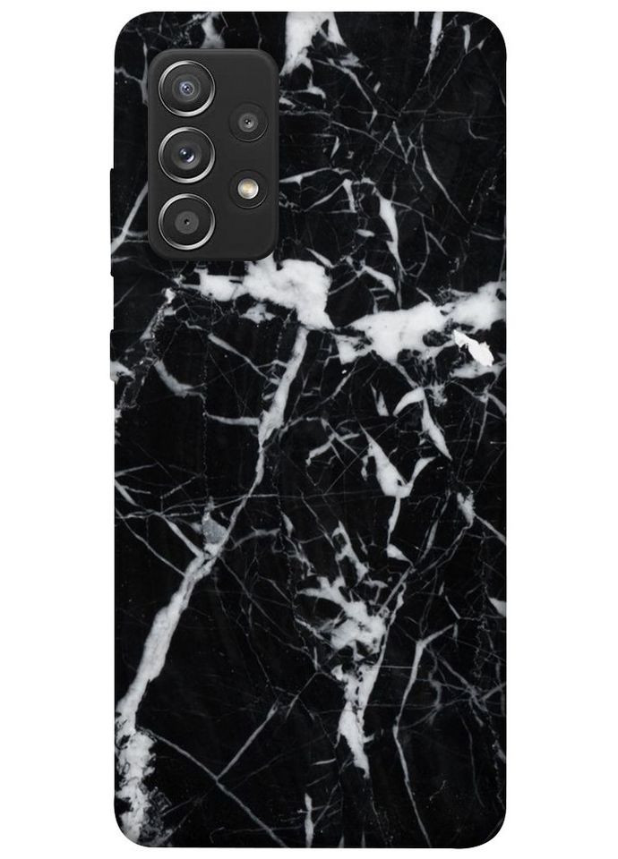 Чехол с принтом для Samsung Galaxy A52 4G, Samsung Galaxy A52 5G/ для Samsung галакси а52 Черный мрамор 4 No Brand (339063432)