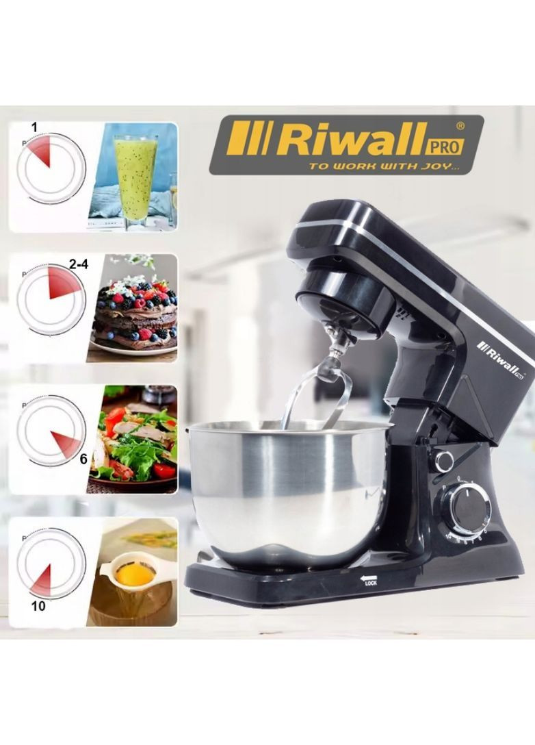 Тестомес миксер планетарный 2500W Riwall (366817824)