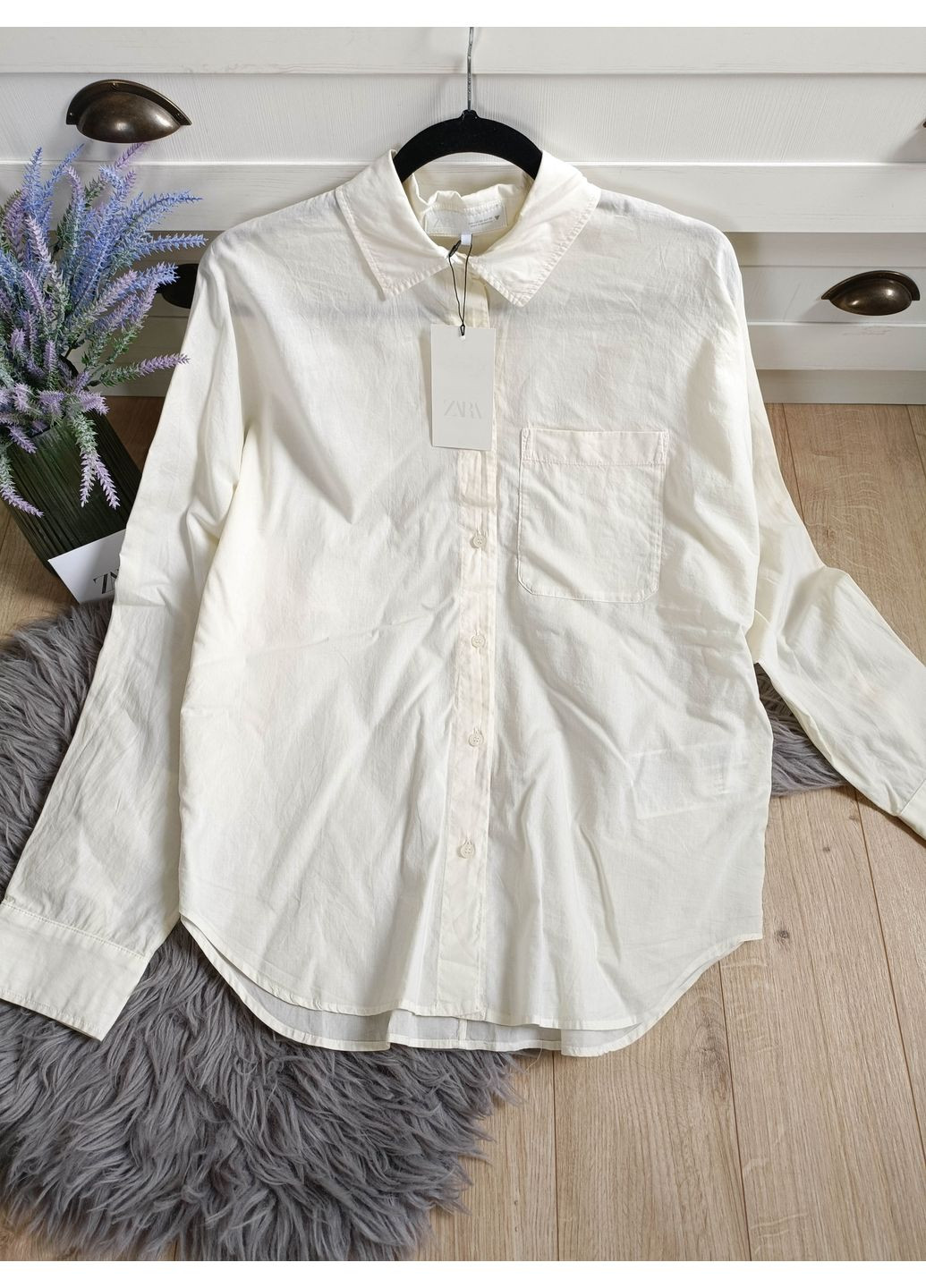 Сорочка з рукавами «летюча миша» Zara (355801463)