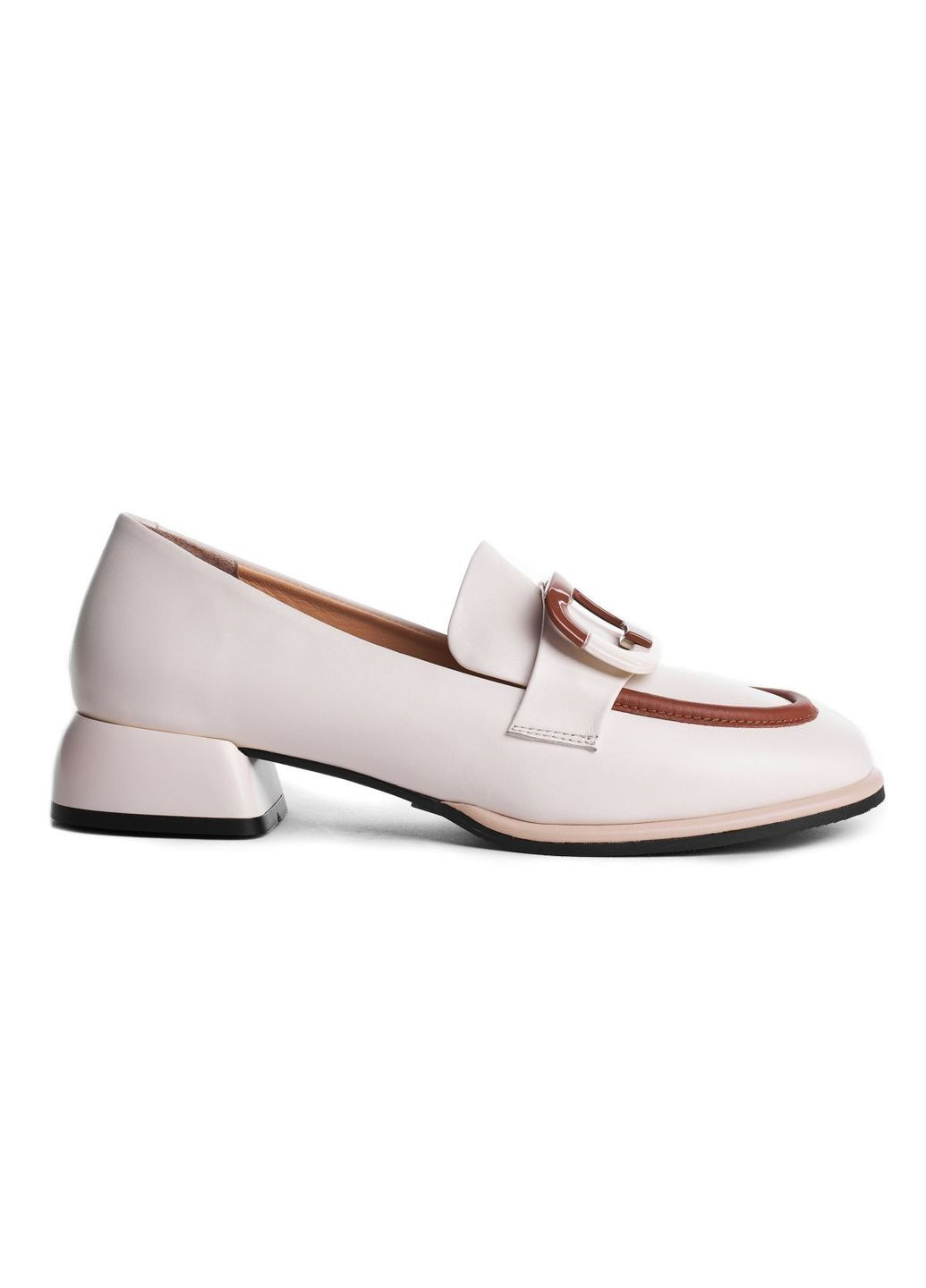 Lottini Шкіряні туфлі 4600 молочний з, — демісезон (316392141)