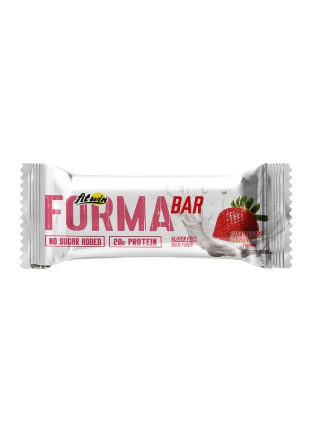 Протеиновые батончики Forma Bar - 12x60g Strawberry yogurt FitWin (288677496)