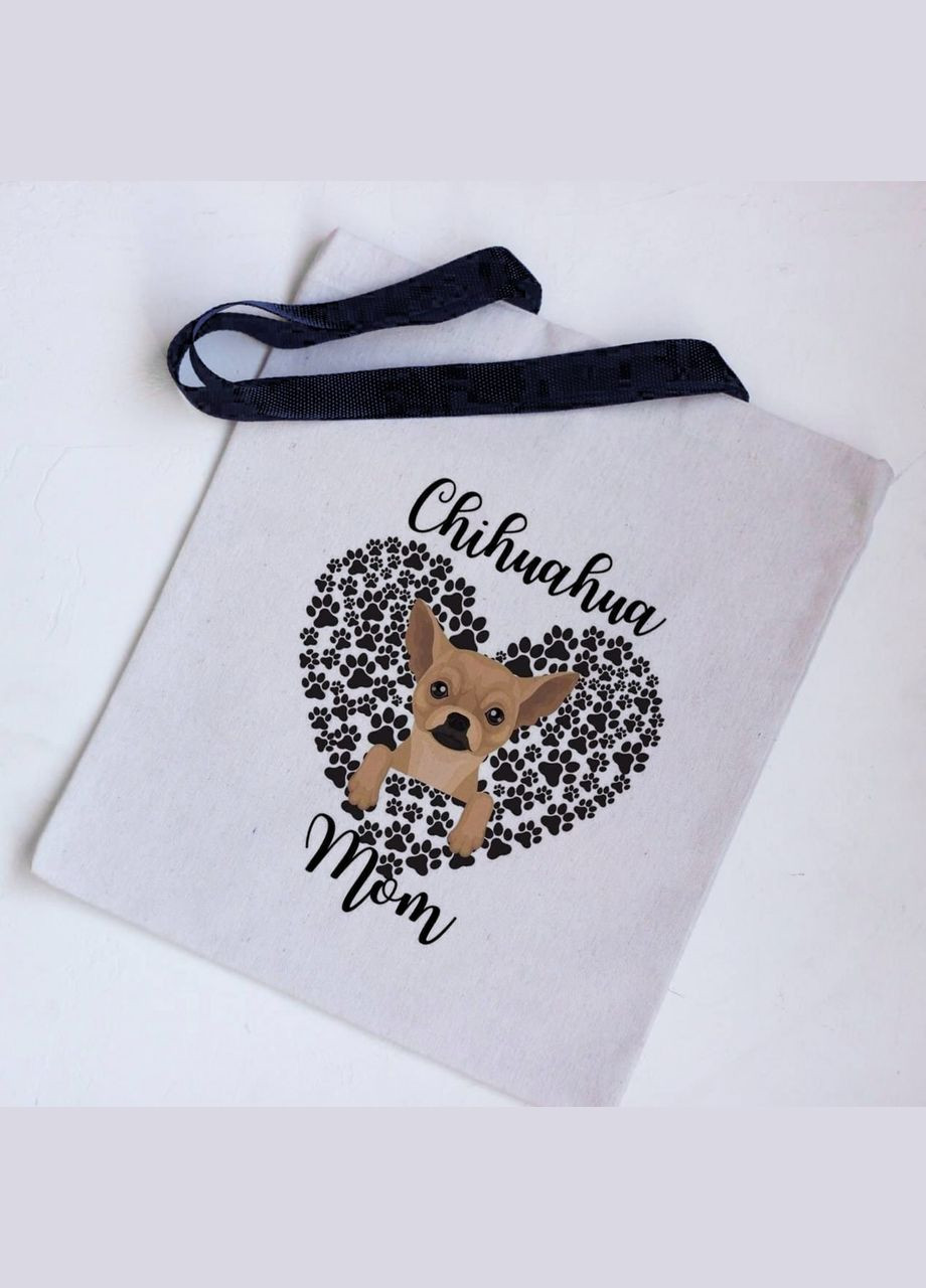 Эко сумка шоппер chihuahua mom No Brand (292564951)
