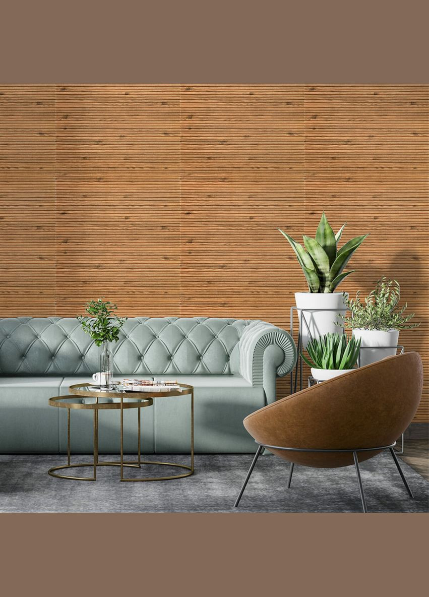 Самоклеюча декоративна 3D панель 700x700x8.5мм Бамбук Дерево (072) SW-00000097 Sticker Wall (326811875)
