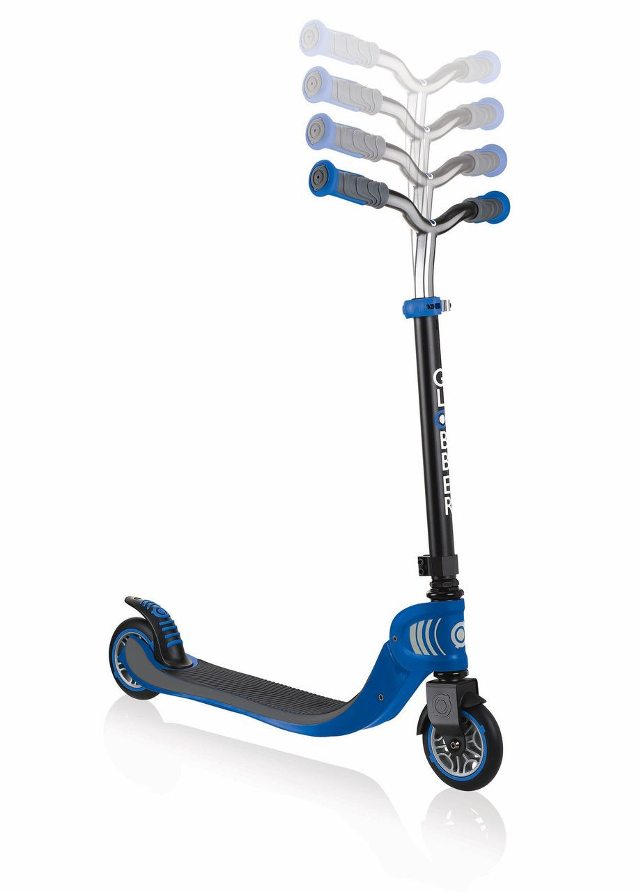Самокат Flow Foldable 125 черно-синий до 100кг () Globber 473-100 (312515792)