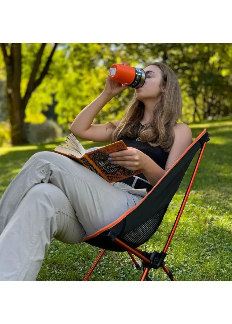 Кемпінгове крісло Compact, 50x58x56 см, Black/Orange BaseCamp (334672841)