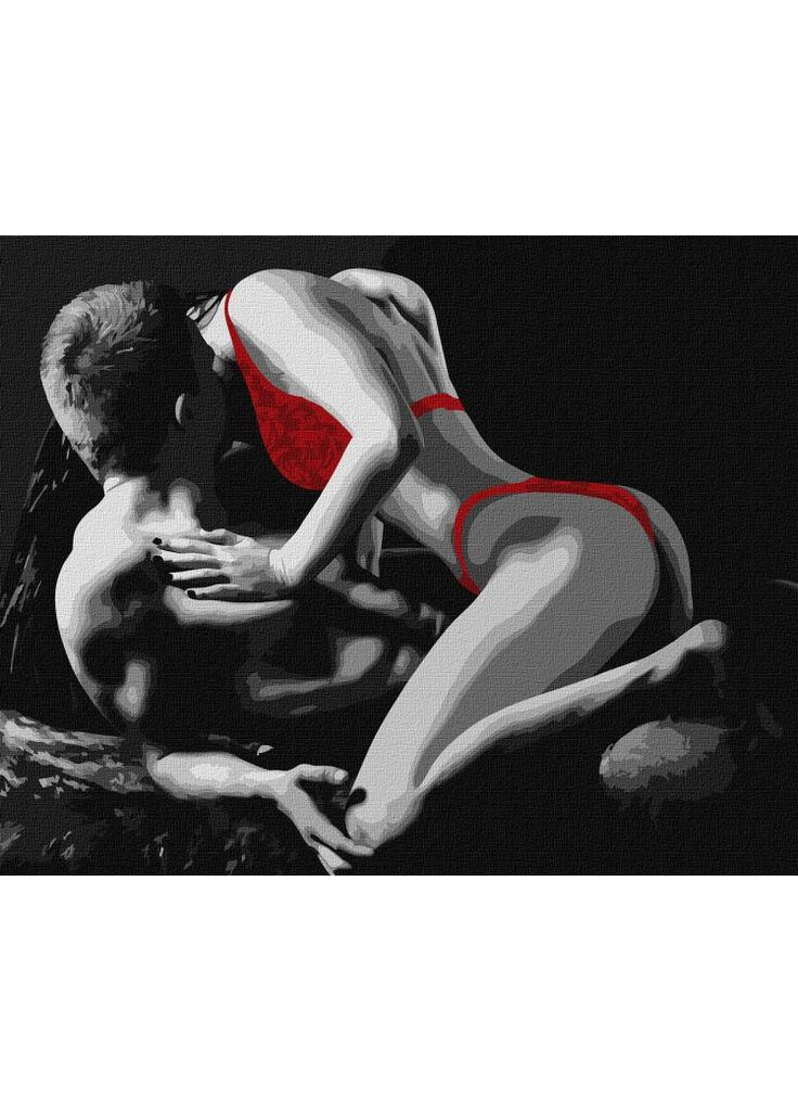 Картина по номерам - Красный соблазн 40х50 см IDEYKA (363986670)