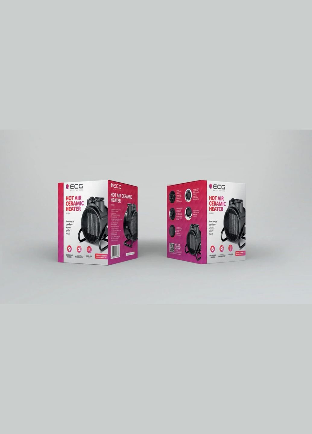 Тепловентилятор EСG HH-2010 3000 Вт ECG (369530287)