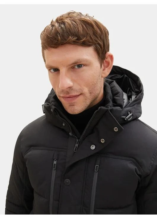 Комбінована демісезонна куртка 1038935-29999 чорний 1038935-29999 Tom Tailor