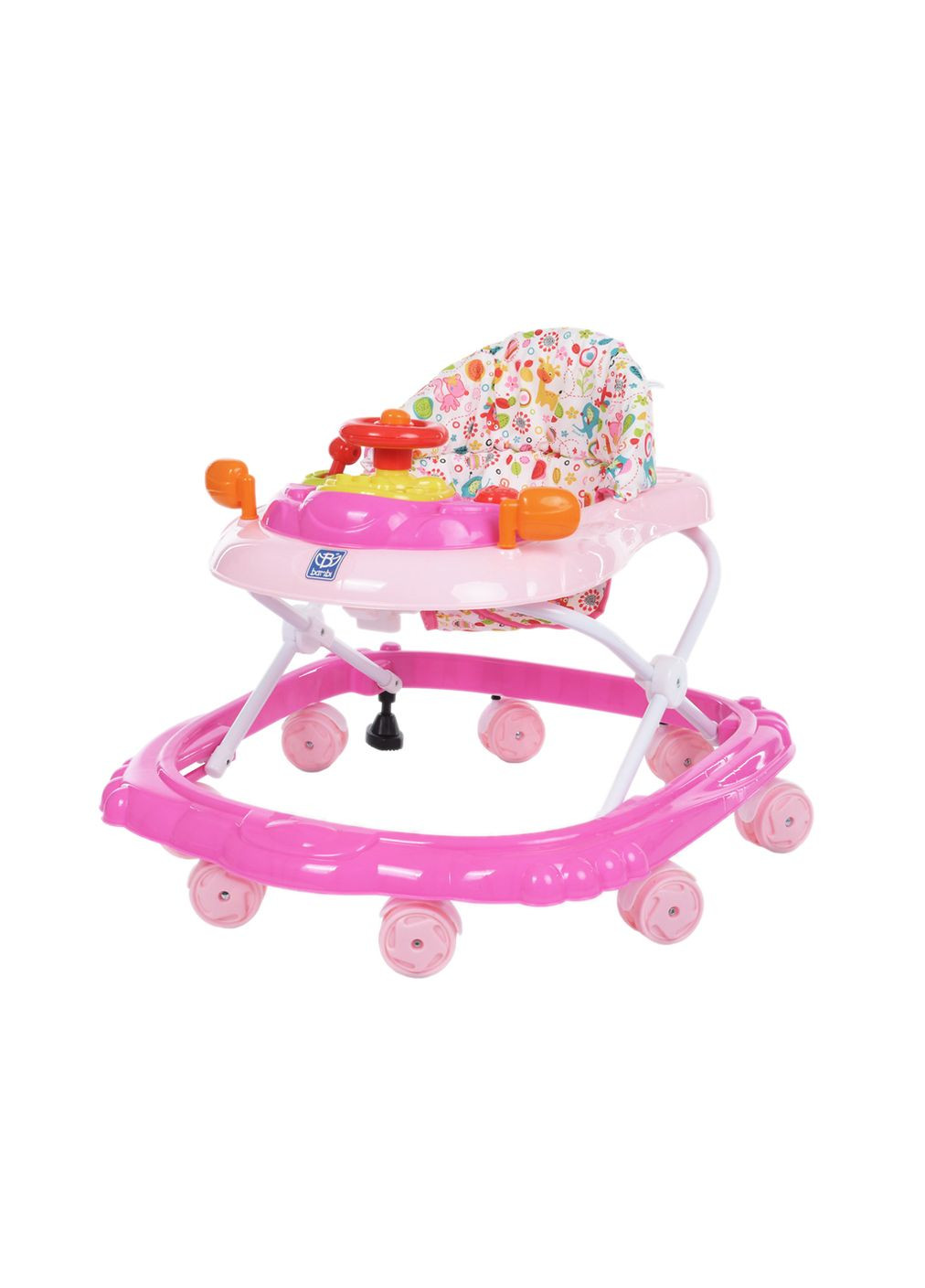 Детские ходунки с игровой панелью и звуковыми эффектами розовые (M3451PN) MFC (364115856)