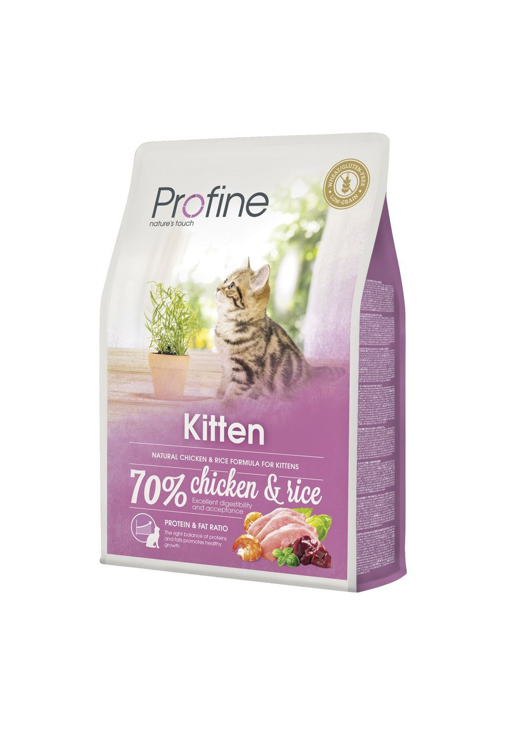 Сухой корм для котят Cat Kitten с курицей и рисом 2 кг (8595602517640) Profine (279566093)