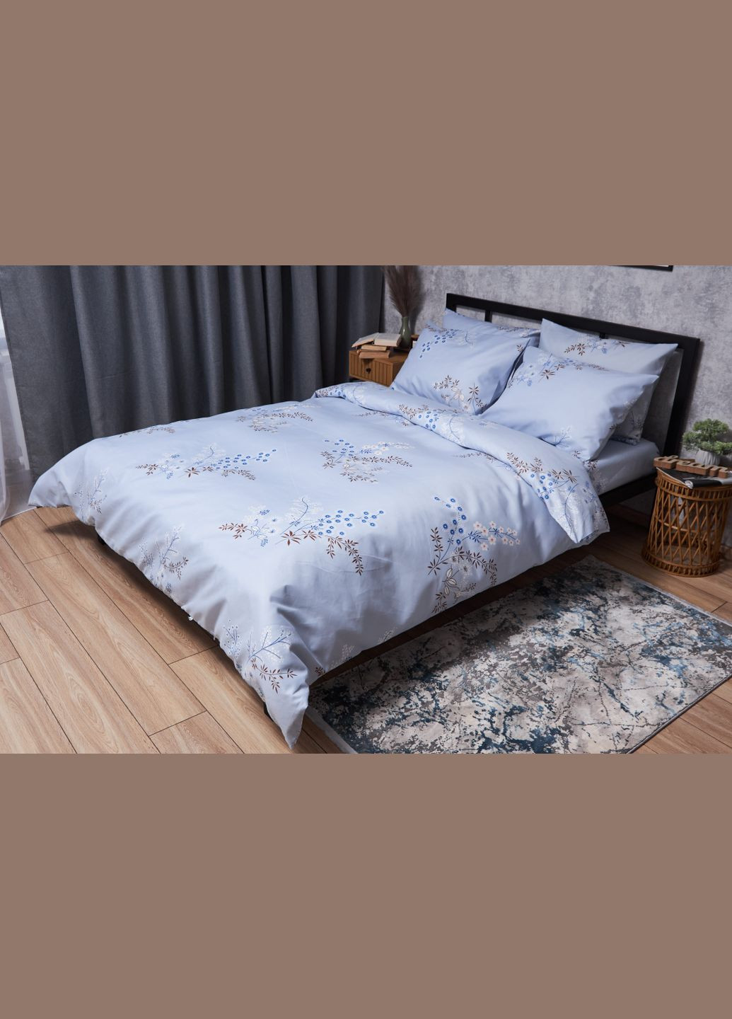 Комплект постельного белья Микросатин Premium «» семейный 160х220х2 наволочки 2х40х60 (MS-820005210) Moon&Star lavender bliss (293148229)