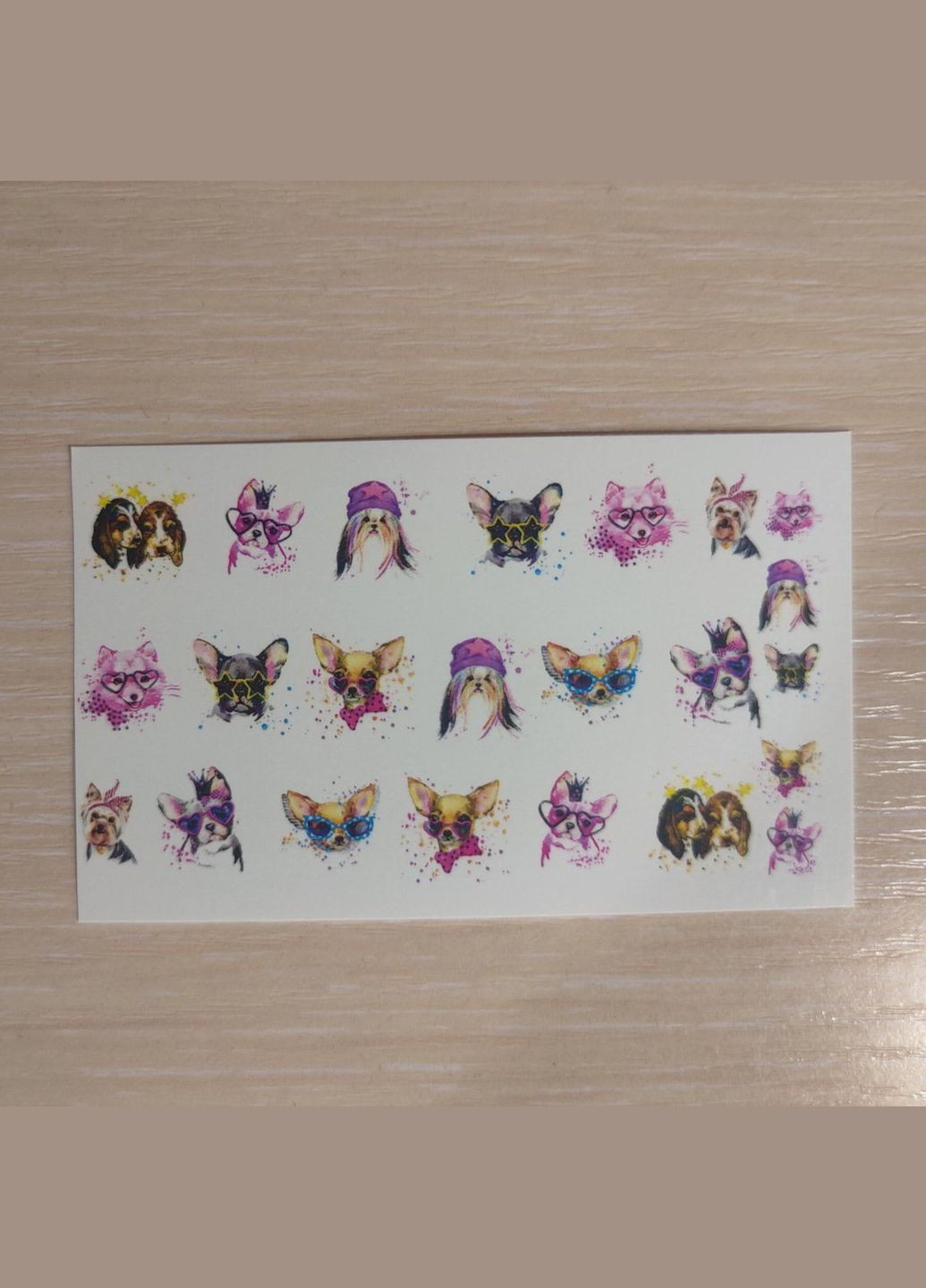 Слайдеры для ногтей Маленькие собачки No Brand Слайдери (346125109)