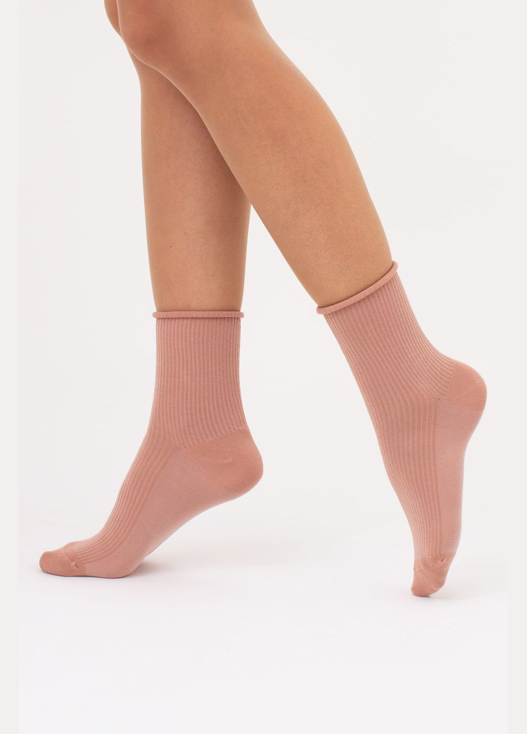 Бежевые носки классические Giulia однотонные (302297523)