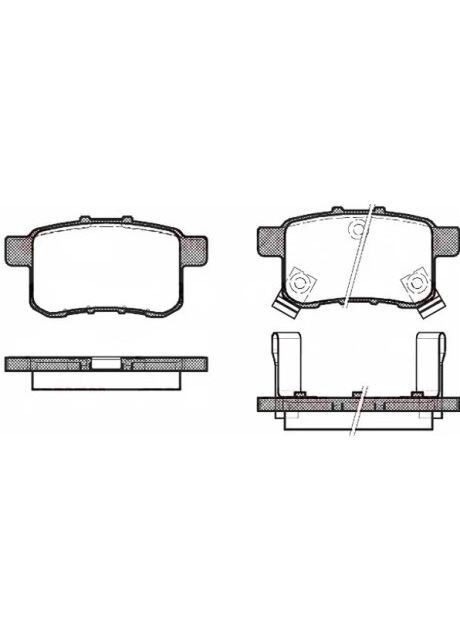 Колодки гальмівні дискові Remsa (342411490)