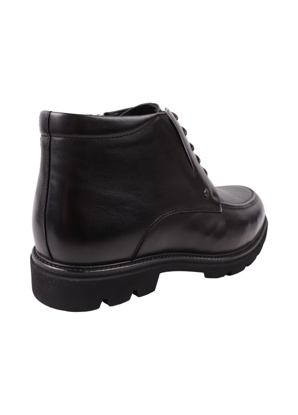 Черные ботинки мужские черные натуральная кожа Cosottinni