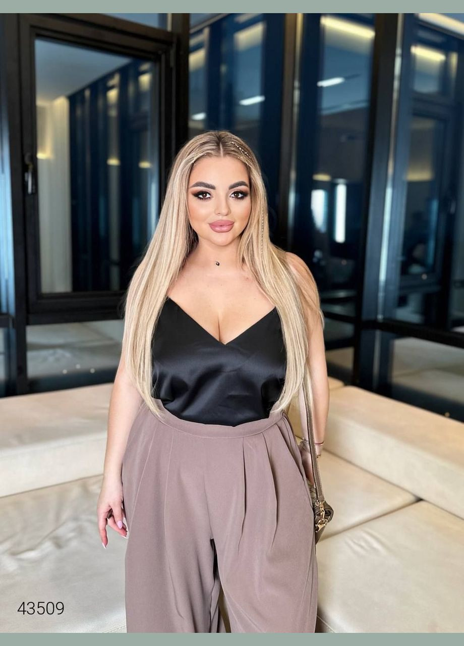 Женская майка большого размера Liton — 303106480