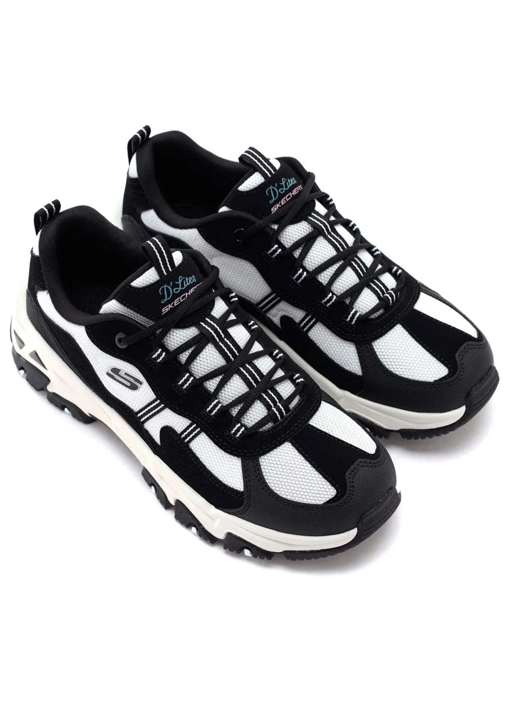 Кросівки Skechers D'LITES HIKER чорно-білі всесезони (382822761)