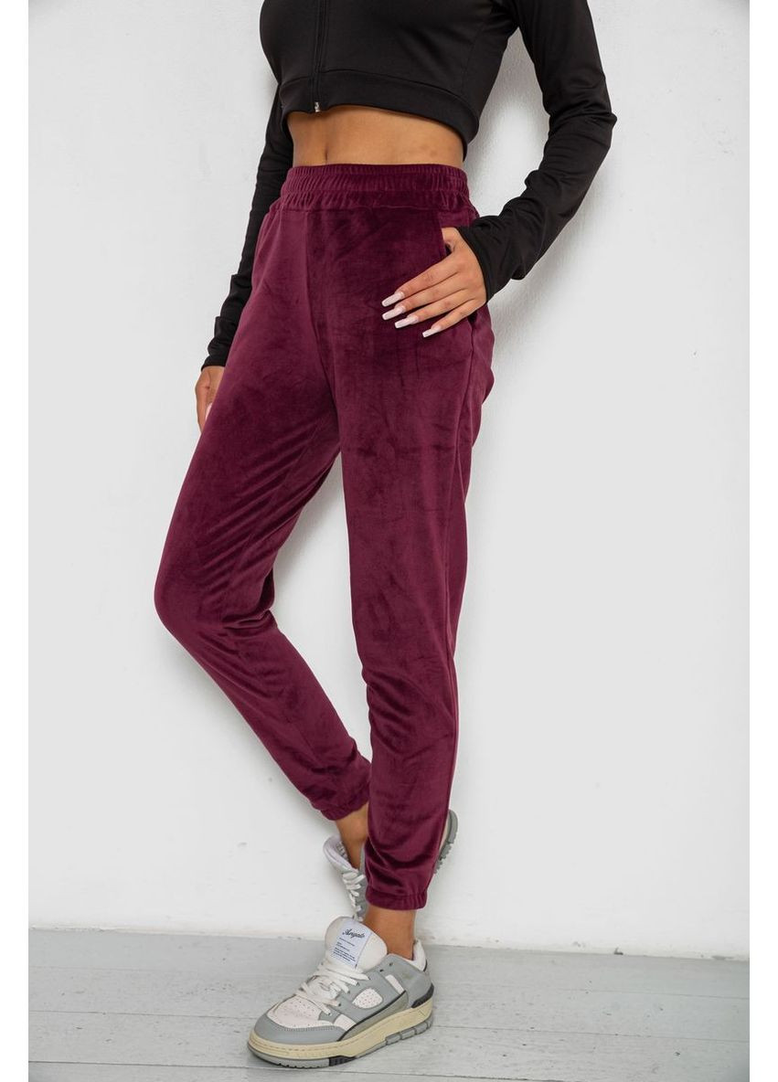 Спортивные брюки велюровые женские на флисе, 238R58648 Ager (358885956)