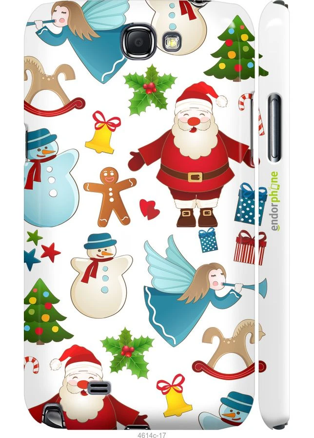 Чехол на Samsung Galaxy Note 2 N7100 Новогодний 1 "4614m-17-70447" Endorphone (368291209)