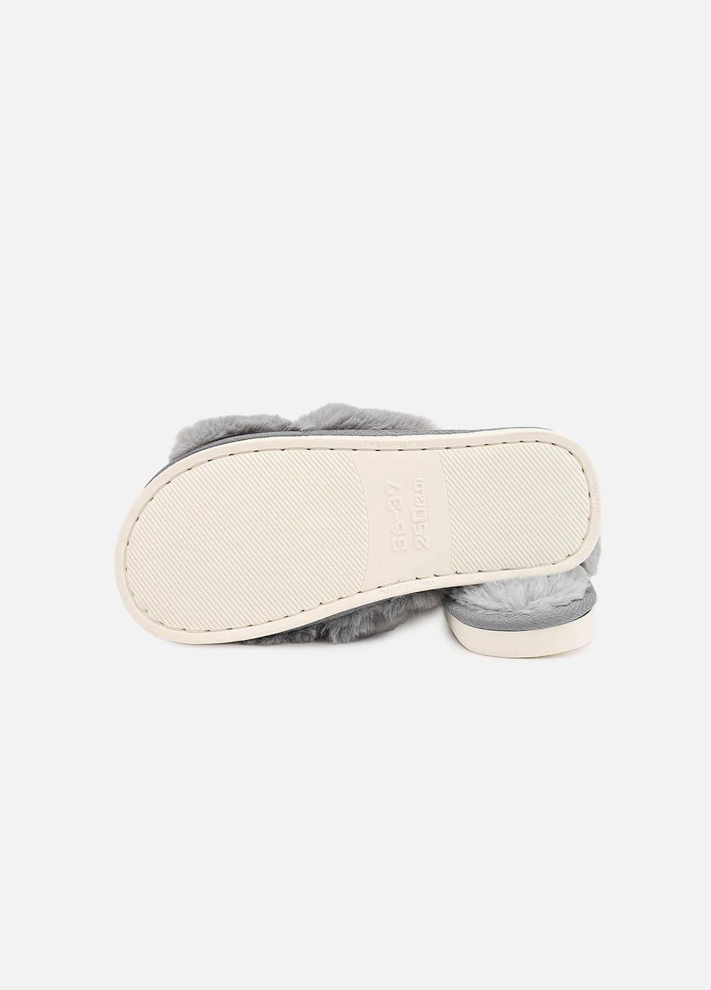 Серые тапочки домашние женские цвет серый cb-00276845 No Brand