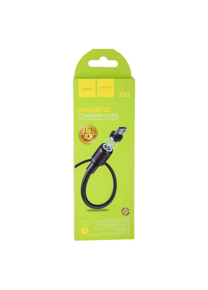 Кабель Micro USB для зарядки телефону, смартфона / зарядний шнур провід мікро юсб для передачі даних Hoco (334294128)