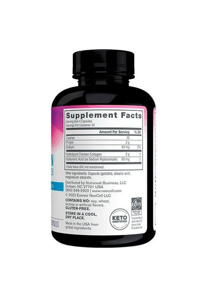 Колаген та гіалуронова кислота Collagen Joint Complex, 120 капсул Neocell (333989610)