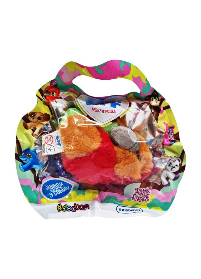 Мягкая игрушка Попугай Коко от sbabam для девочек от 3 лет коллекционное милое животное #sbabam (368759372)