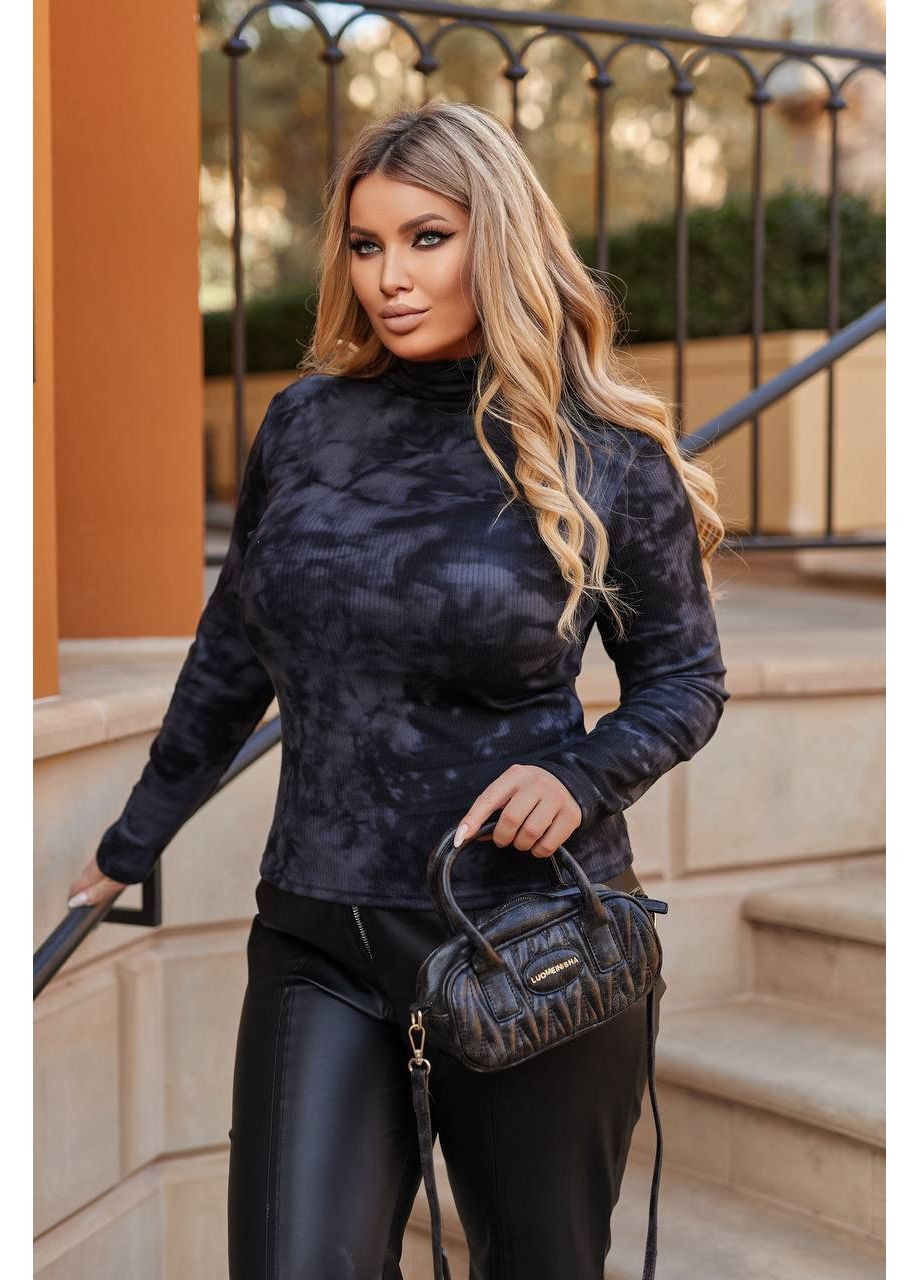 Жіночий теплий гольф з рубчика — ЗАМІР В ОПИСІ DK/DL Мода без кордонів (366526985)