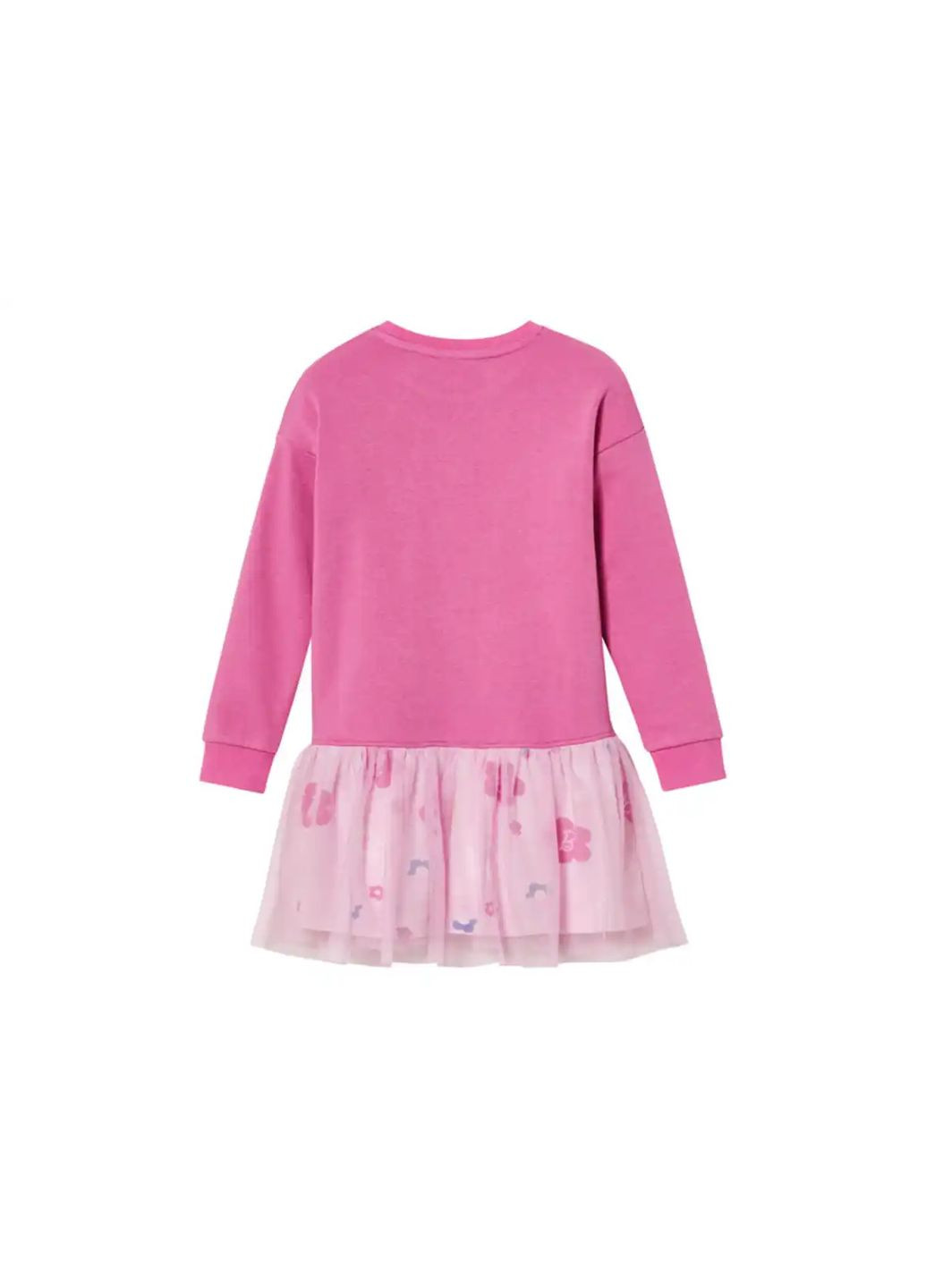 Розовое платье с фатиновой юбкой для девочки barbie 474902 Disney (363620444)