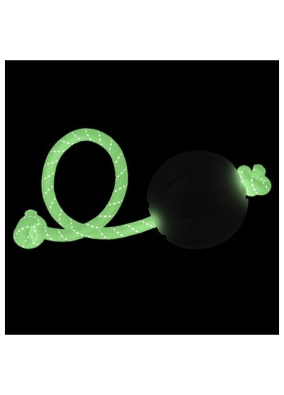 Іграшка для собак Lumi М'ячик зі світлонакопичувальним шнурком 9 см (6284) Liker Lumi М&apos;ячик зі світлонакопичувальним шнурком 9 см (366702200)