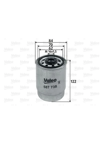 Фільтр паливний Valeo 587738 (391822255)