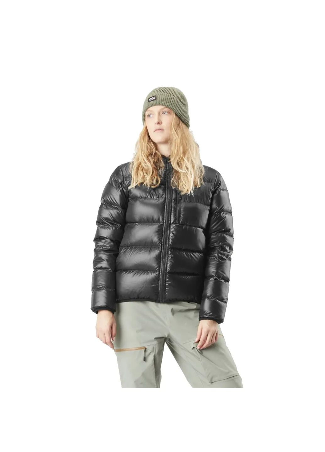 Чорна демісезонна куртка hi puff down wms Picture Organic
