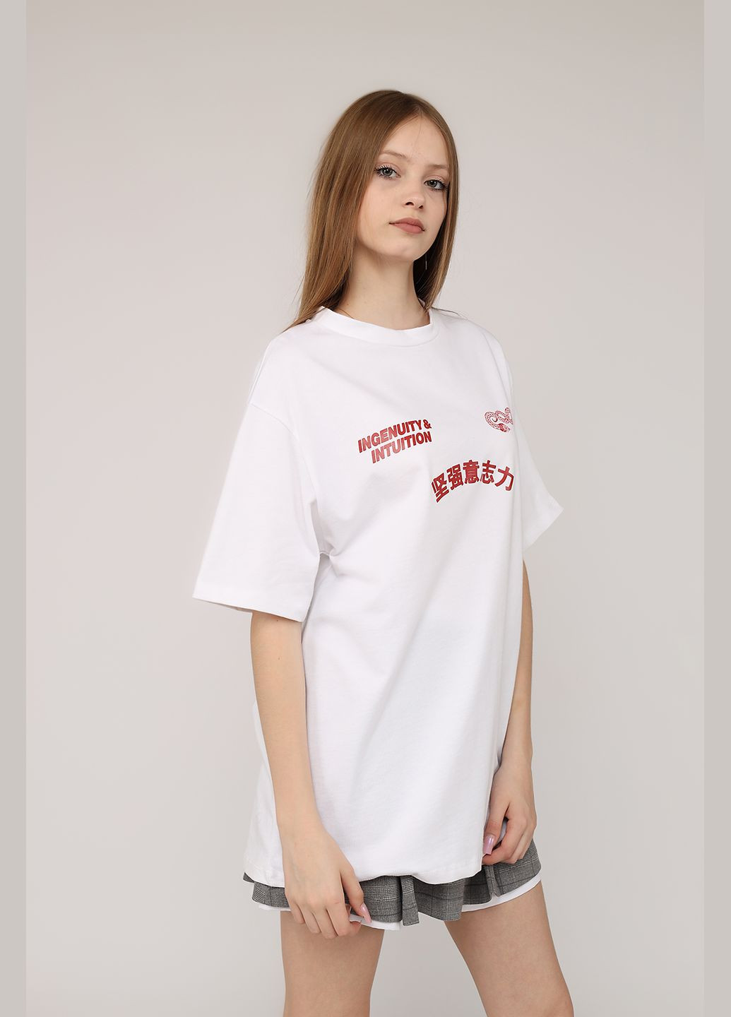 Футболка с коротким рукавом женская цвет белый ЦБ-00278234 Busem - (334257386)