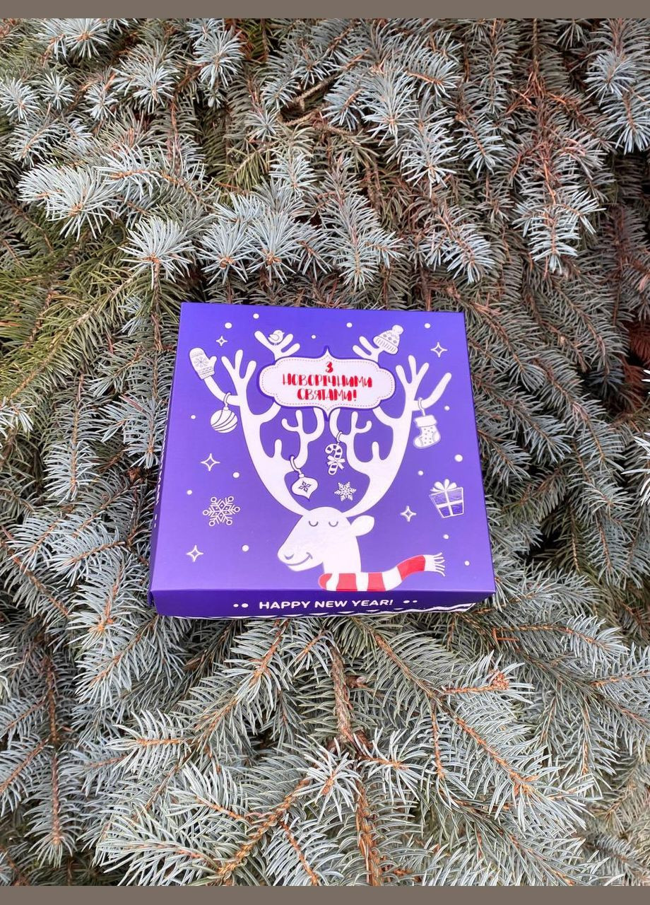 Комбіновані новорічний подарунковий бокс чоловічих патріотичних шкарпеток на 6 пар 41-45 р Vakko (307053724)