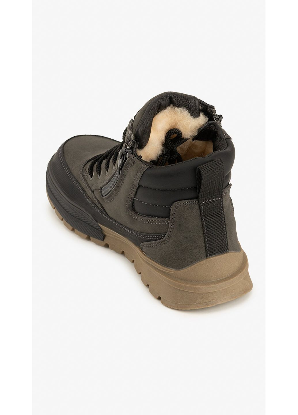 Темно-серые зимние ботинки для мальчика bm3801-2c темно-серый shop (2000999336959) Bessky