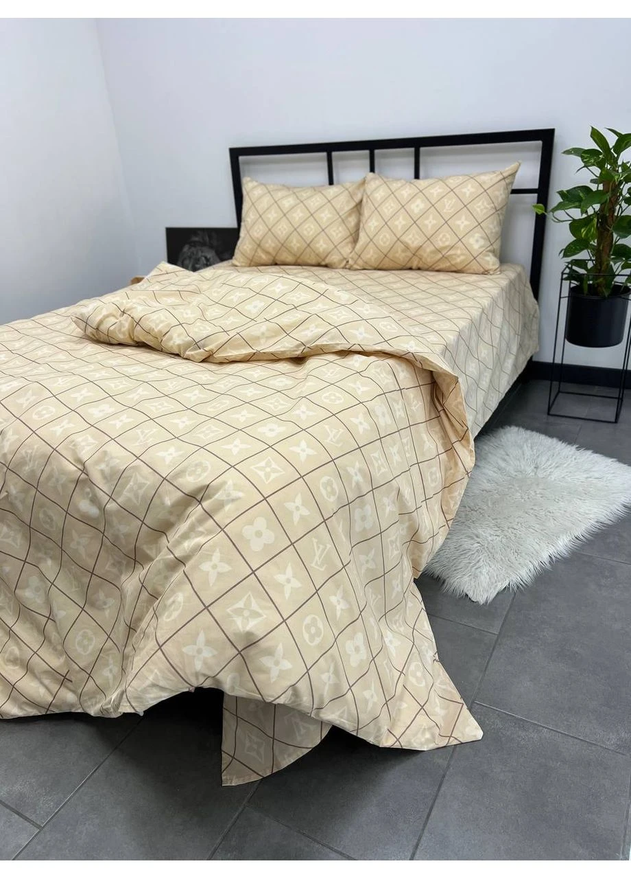 Комплект постільної білизни полуторний 150х210 Бязь Gold Luxe наволочки 70х70 No Brand (378317883)
