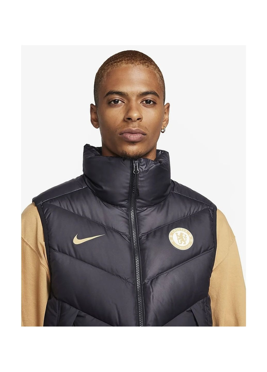 Жилетка чоловіча Chelsea F.C. Windrunner Black Nike (365962273)