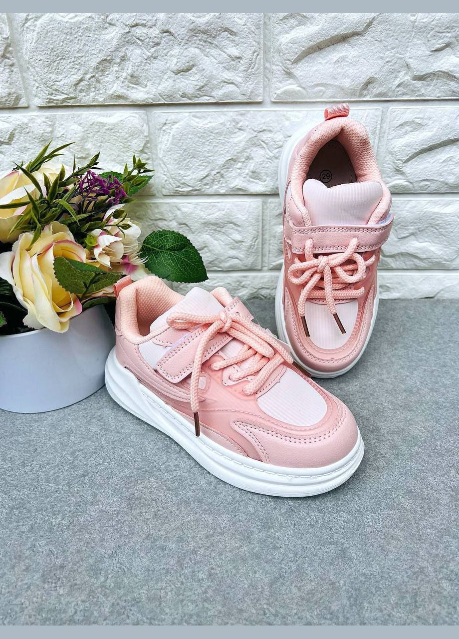 Розовые кроссовки для девочки clibee f8 31 19,5 см розовый кв0478-0 Том.М