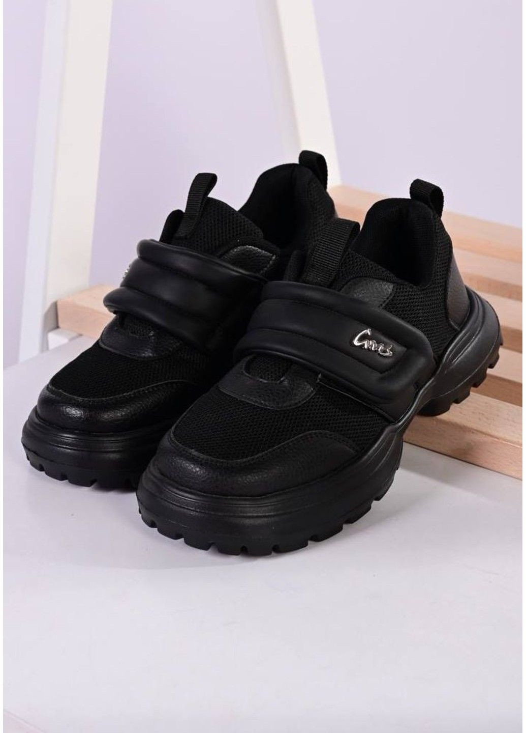 Черные демисезонные кроссовки подростковые черные Tom.M