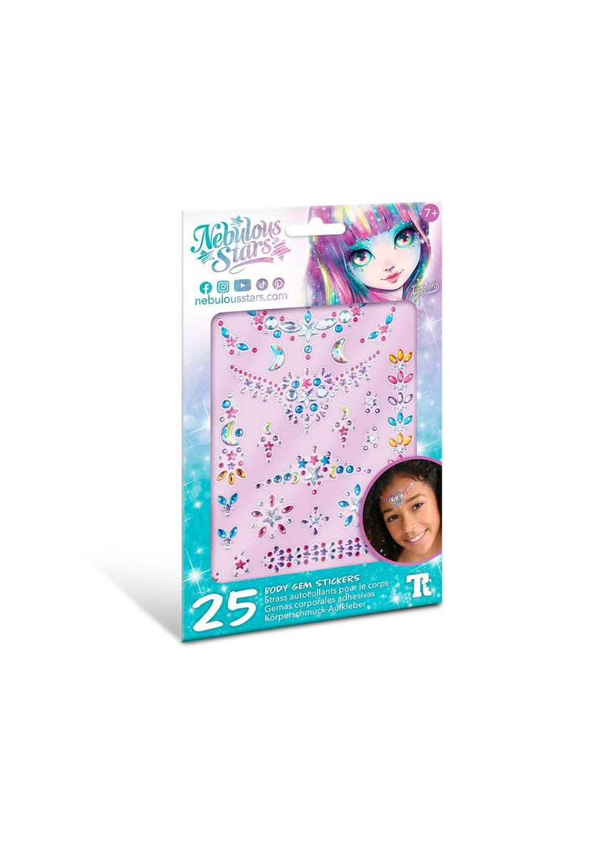 Набор кристаллов для тела – Боди–арт: Звездные узоры Nebulous Stars (342753441)