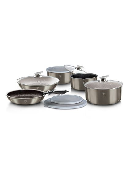 Набір посуду Metallic Line Carbon Edition 12 предметів BH1686 Berlinger Haus (278227674)