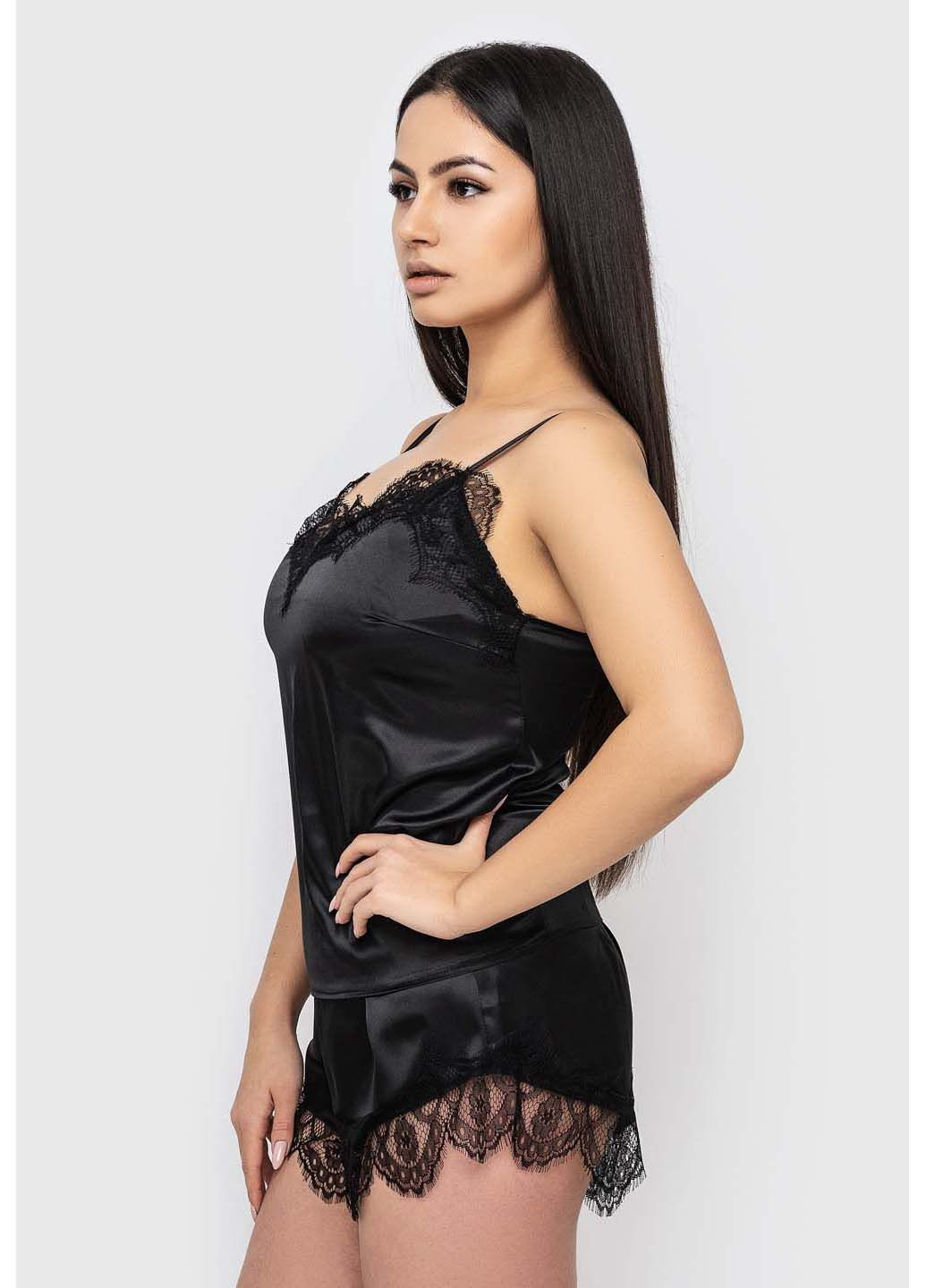 Чорна піжамний комплект Ghazel