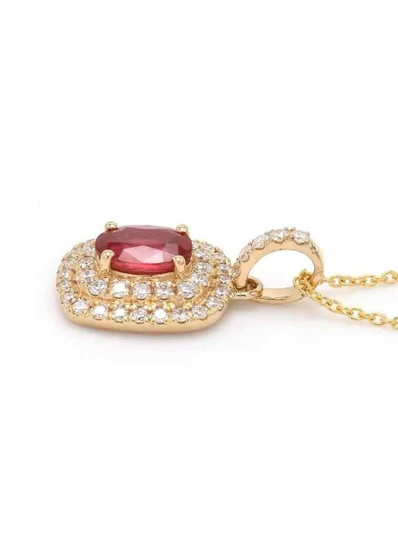 Роскошный кулон на цепочке с фианитами Liresmina Jewelry (289361389)