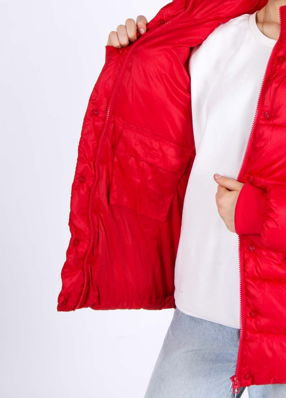 Красная демисезонная одежда женская куртка `st1d093 ов красный 2009010106212 европа l/xl(р) up2fashion