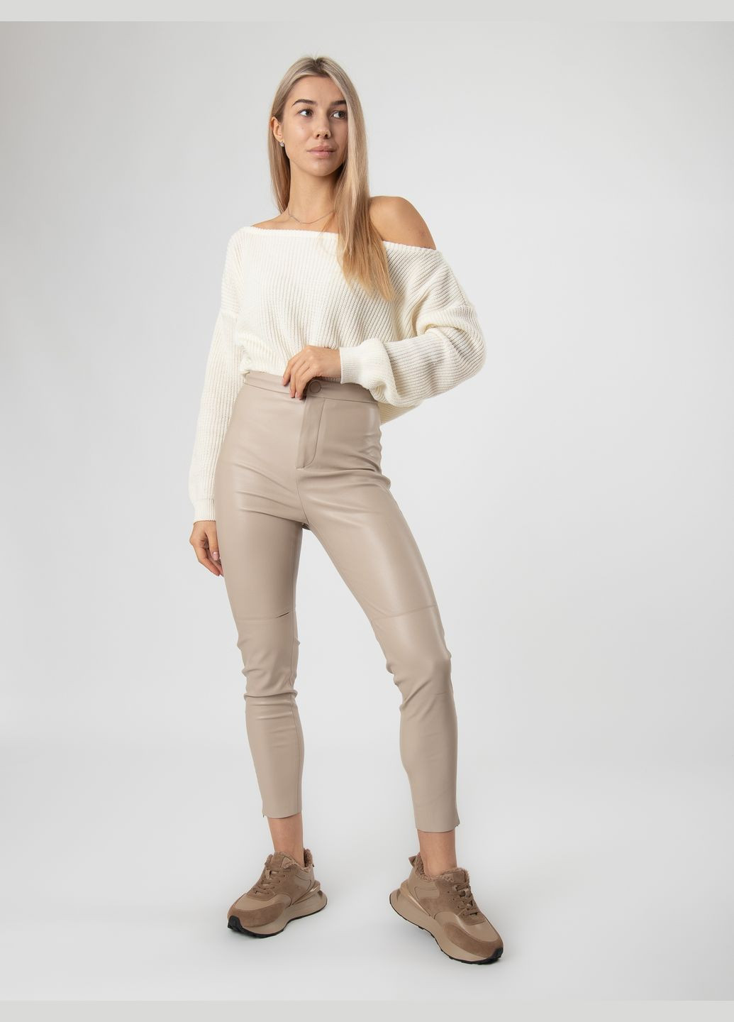 Кроссовки (1794ЦА) Lifexpert коричневые зима (328914419)