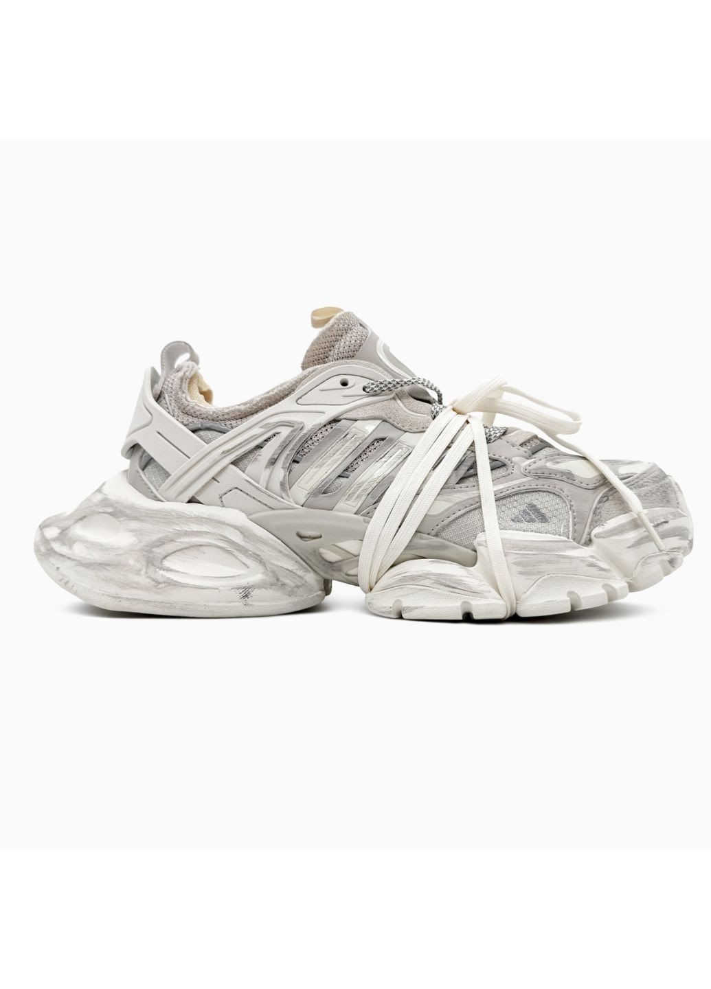 КРОССОВКИ ЖЕНСКИЕ ADIDAS VENTO XLG DELUXE BEIGE / GREY АДИДАС ВЕНТО XLG ДЕЛЮКС No Brand серые демисезоны (367175270)